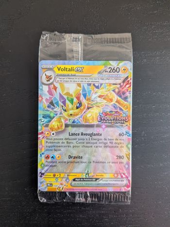 Pokémon Carte Voltali EX 030/131 Promo Stamp Scellée Evolutions Prismatiques 8.5