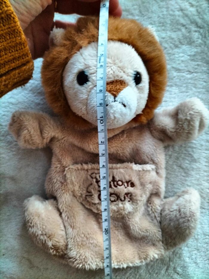 Doudou lion marionnette - photo numéro 6