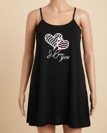 Top noir à bretelles fines – Taille XL – Fluide