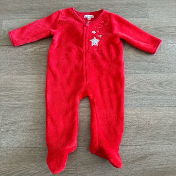 Surpyjama polaire rouge