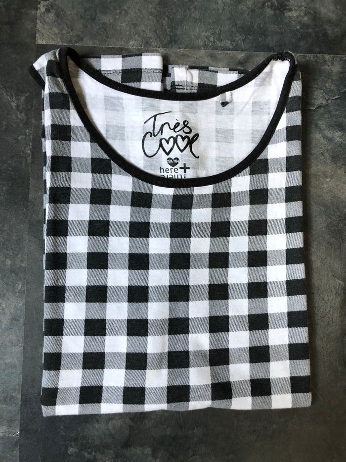 T-shirt débardeur Vichy 14 ans C&A - photo numéro 3