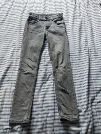 Jean skinny gris 9 ans