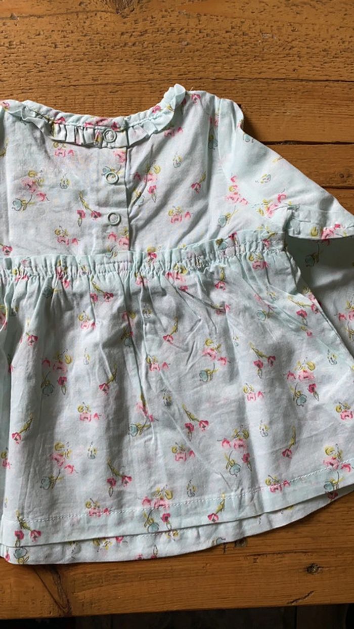 Tunique tape à l’œil 6 mois vert - photo numéro 4