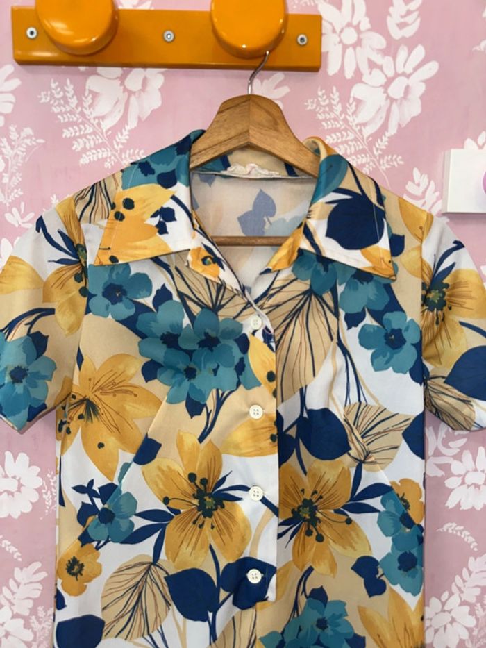 Robe vintage à fleurs - photo numéro 3