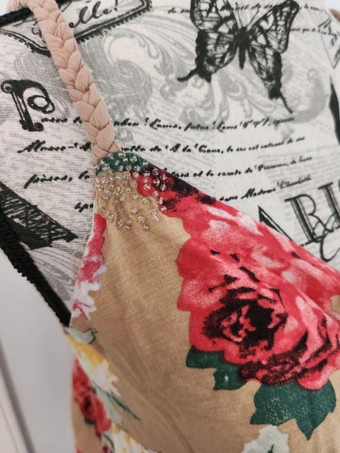 Magnifique Robe fleurie à Bretelles de taille 36 et de marque Just Addict - photo numéro 3