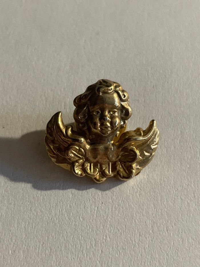 Pin’s Ange doré (Signé KORUS pour 3S) Vintage