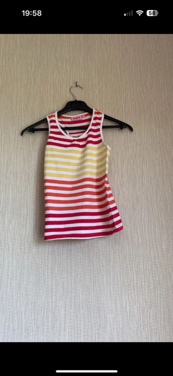 Debardeur rayé 8 ans