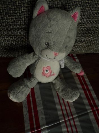 Doudou peluche chat Arthur et Lola