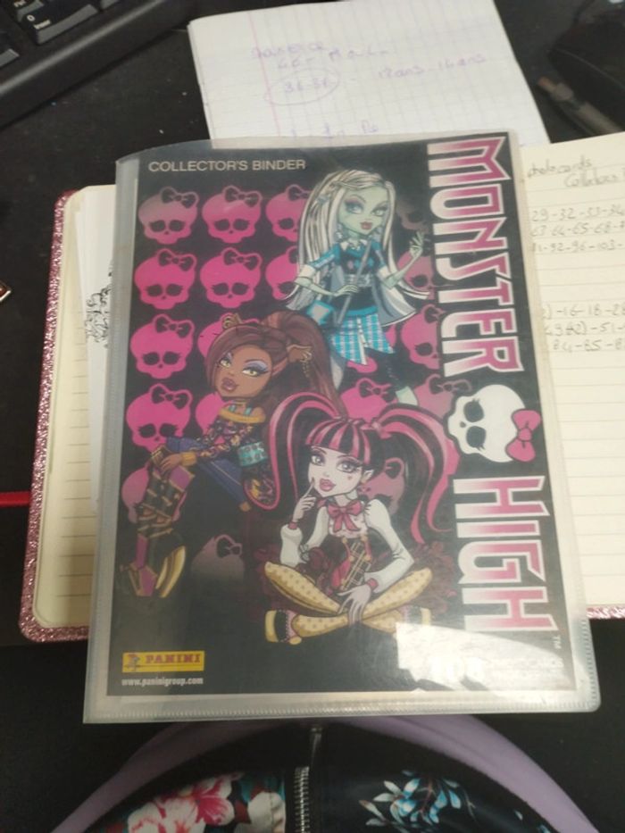 Monster high photocards panini