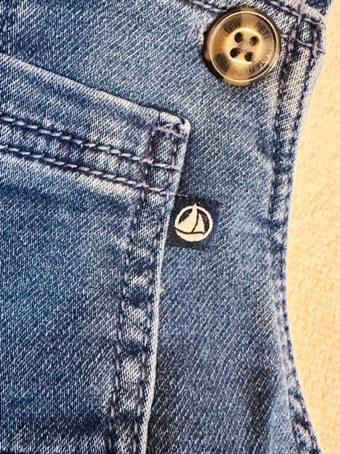 Salopette jean petit bateau - photo numéro 3