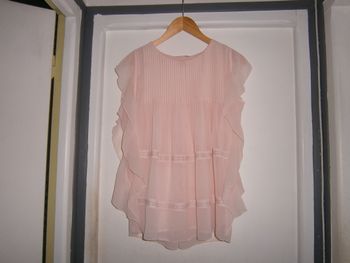 Petit ,haut rose manche courte avec doublure