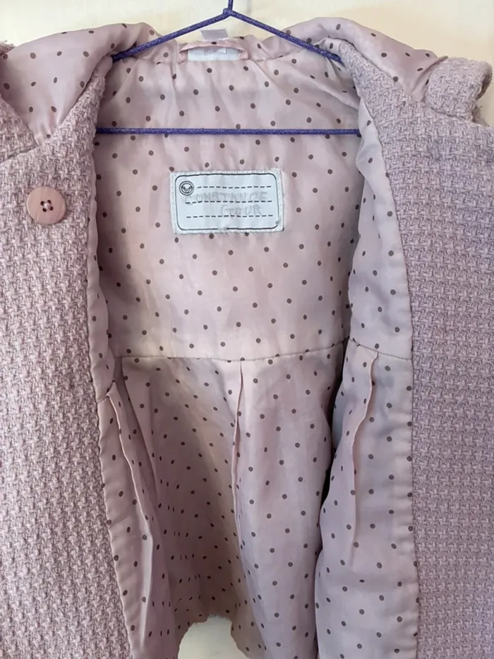 Jolie manteau à capuche automne/hiver, 3 ans, Vertbaudet. - photo numéro 13