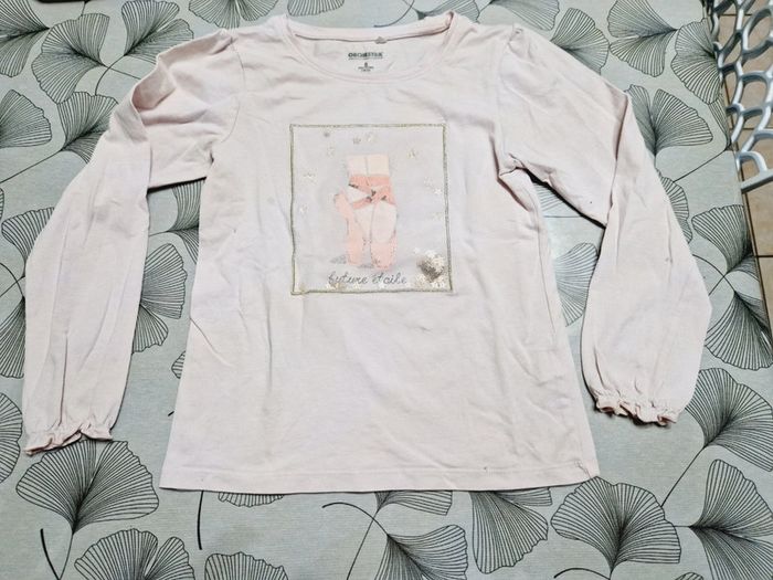 Tee shirt orchestra 8 ans rose