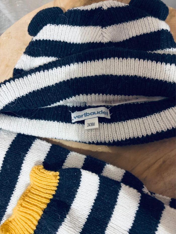 Ensemble bonnet / écharpe vertbaudet - photo numéro 4