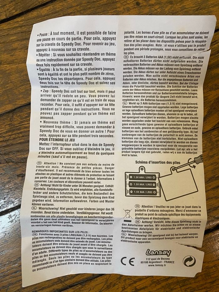 Jeu d’ambiance  Speedy Doc de Lansay - photo numéro 5