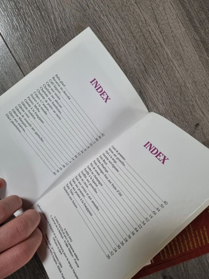 Lot de 2 livres recettes desserts et chocolat - photo numéro 3