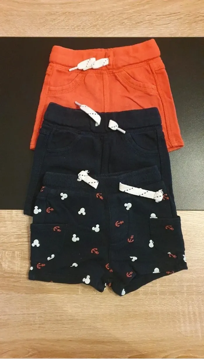 Lot de 3 shorts 3 mois