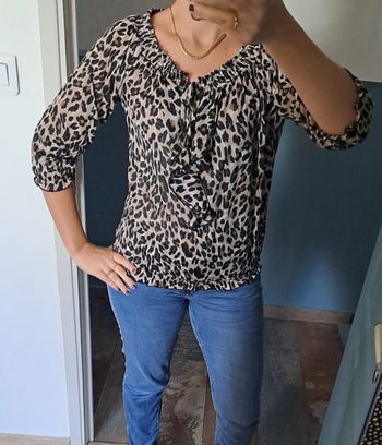 Blouse pour femmes léopard taille S Promod