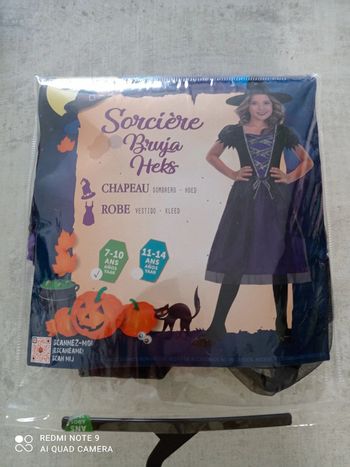 Déguisement sorcière
