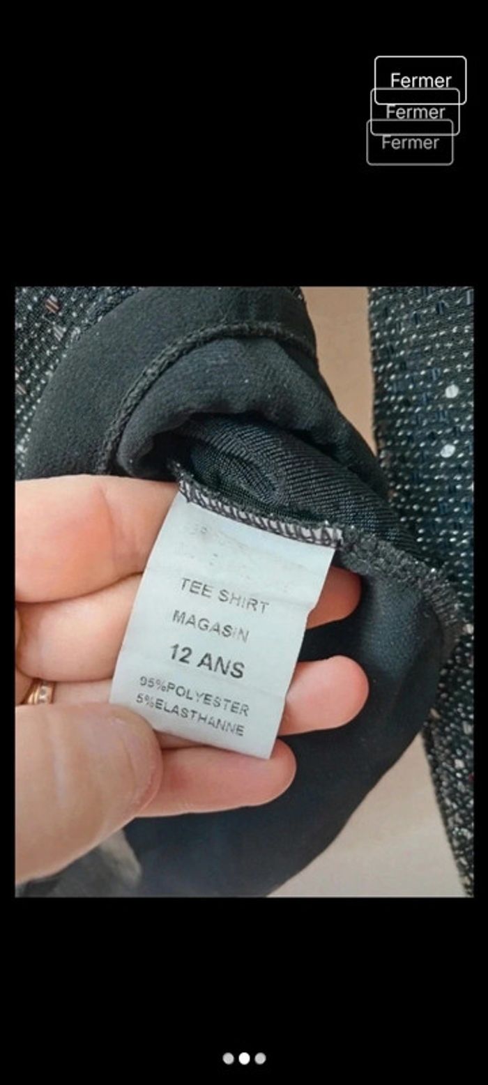 Tee shirt fête 12 ans - photo numéro 2