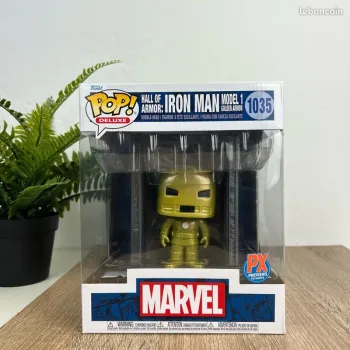 Figurine Funko Pop Deluxe - Iron Man / Model 1 Golden Armor #1035