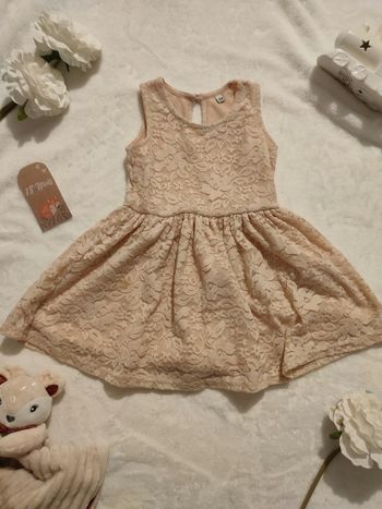 Jolie robe rose poudré - 18 mois