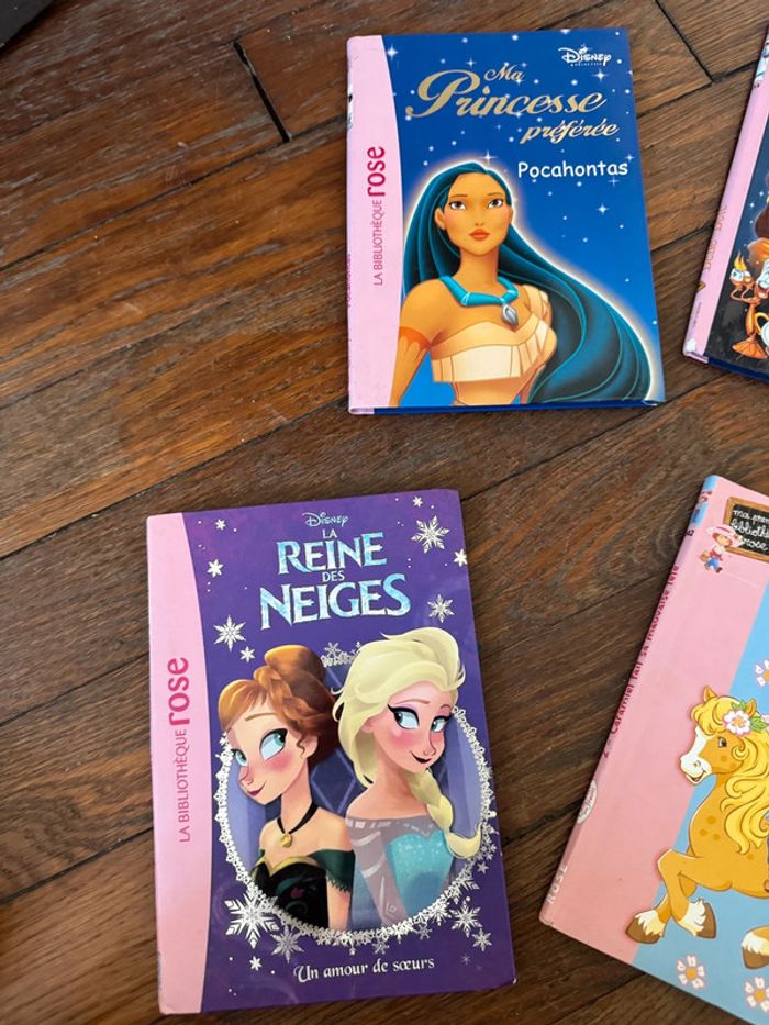 Lot 6 livres bibliothèque rose - photo numéro 2