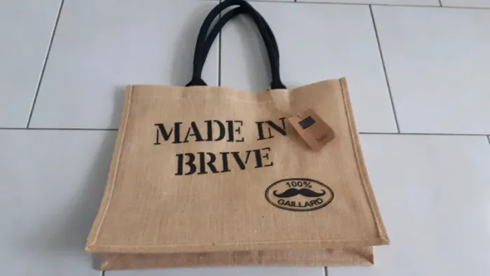 Sac en toile de jute,neuf - photo numéro 3