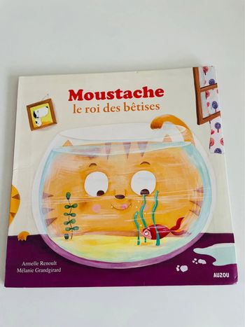 Livre moustache le roi des bêtises