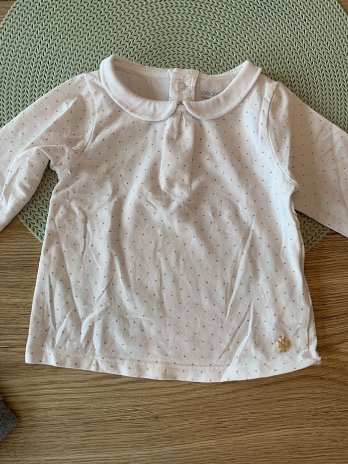 Ensemble chaud fille lama pentalon pailleté et 2 hauts - 12 mois - obaibi - photo numéro 14