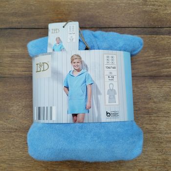 Poncho de bain ou piscine en éponge mixte