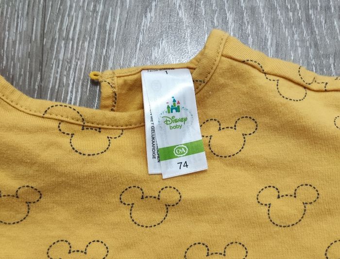 T-shirt manches longues Mickey, bébé filles 12 mois - photo numéro 3