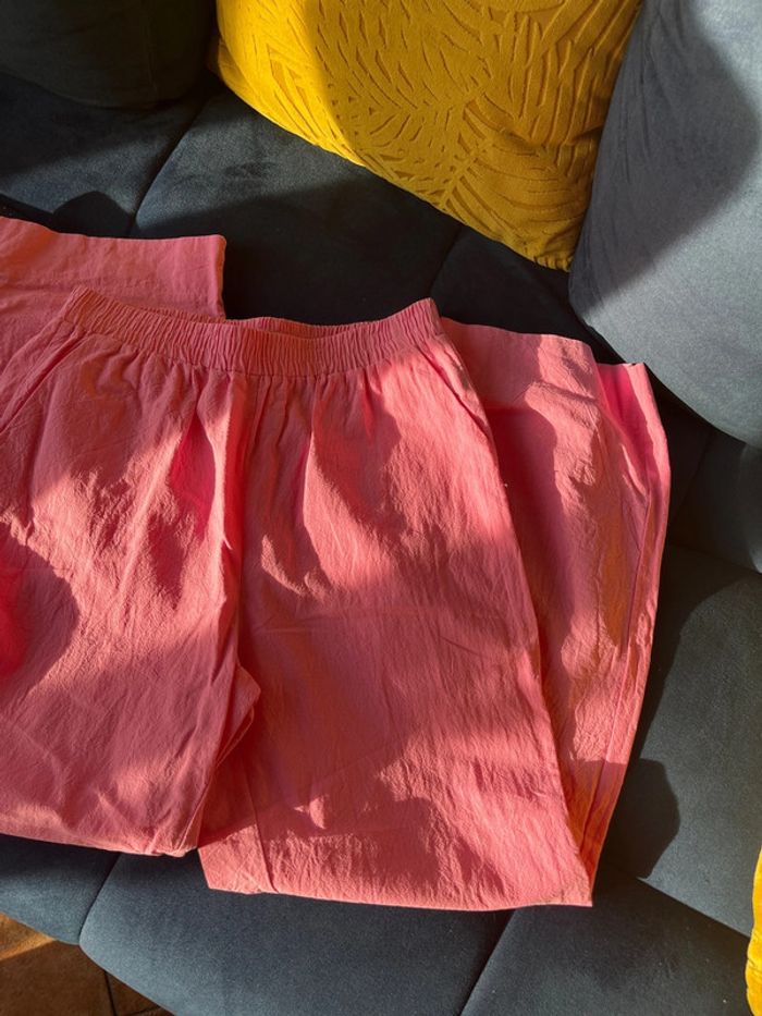 pantalon fluide rose - photo numéro 2