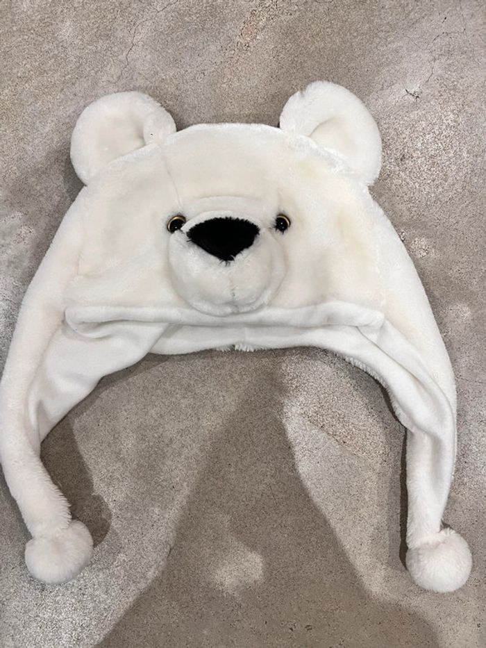 Lot de 2 bonnets / cagoules ourson pour enfants - photo numéro 2