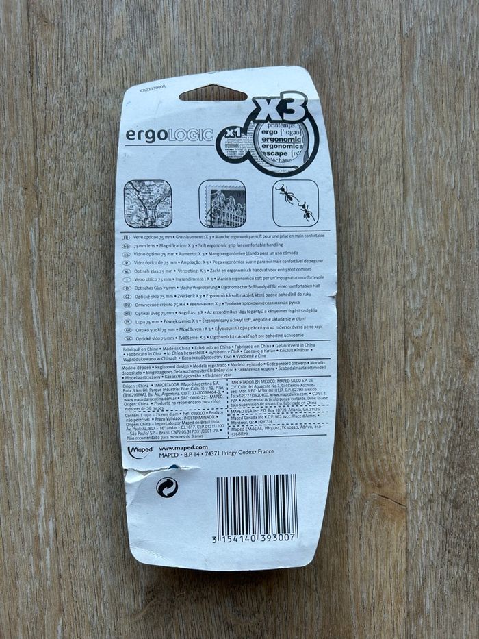 Loupe Maped ErgoLogic 75 mm – Grossissement x3 – Ergonomique - photo numéro 2