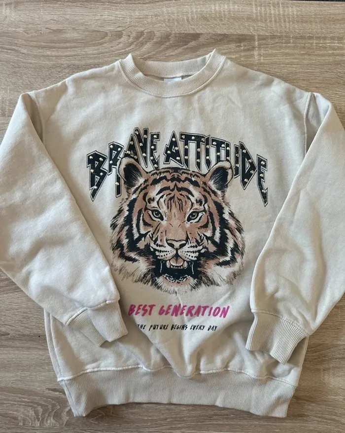Pull crème Zara