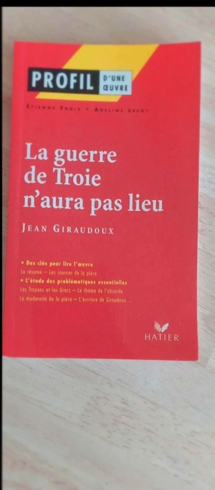 La guerre de Troie n aura pas lieu - Jean Giraudoux