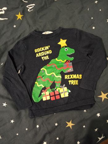 Pull "dinosaure" _ T.4/6 ans