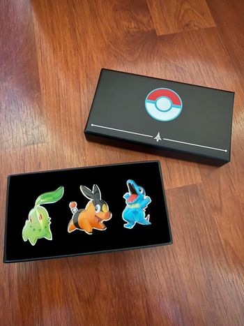 Trio de Pin’s Starters Légendes Pokémon Z-A Nintendo Switch