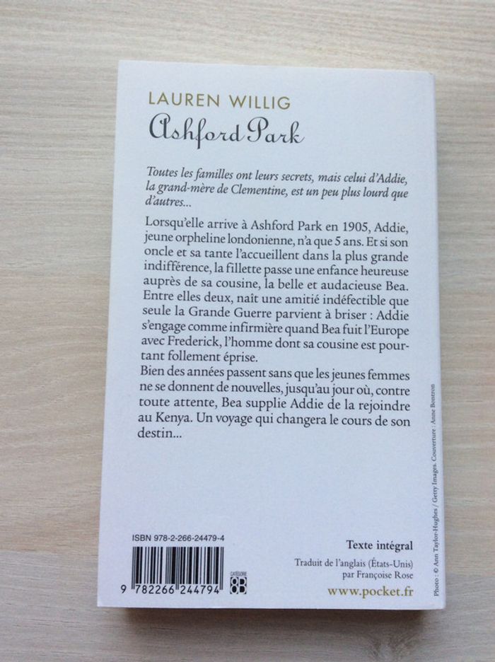 Le livre Ashford Park - V92B - photo numéro 2