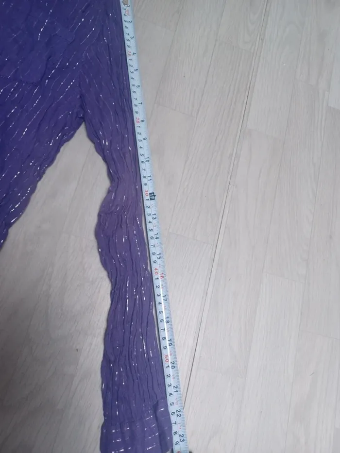 Chemise violette légère femme - photo numéro 11