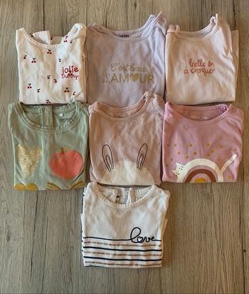 Lot tee-shirts manches longues