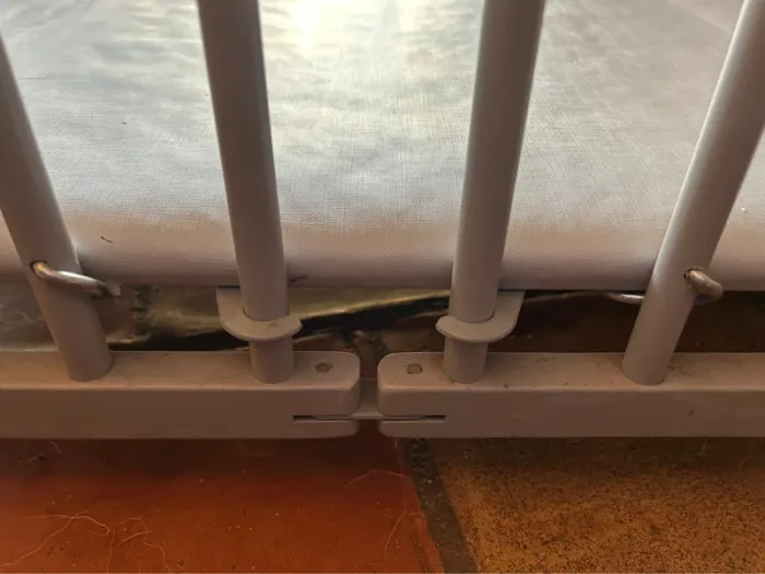 Parc pliant carré 1mx1m gris bébé9 - photo numéro 3