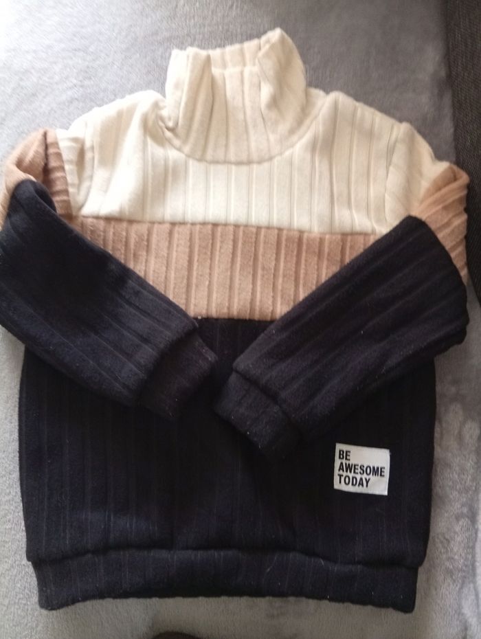 Pull d hiver fourré garçon