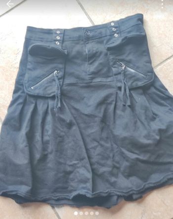 Jupe en jean souple noir intense txl Tobi jeans