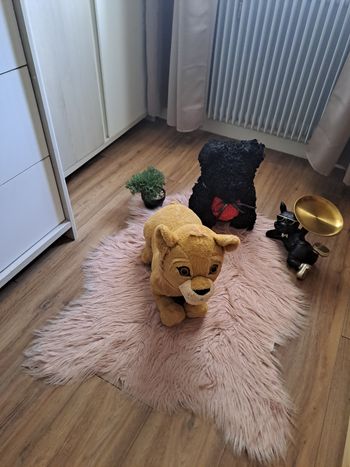 Peluche roi lion