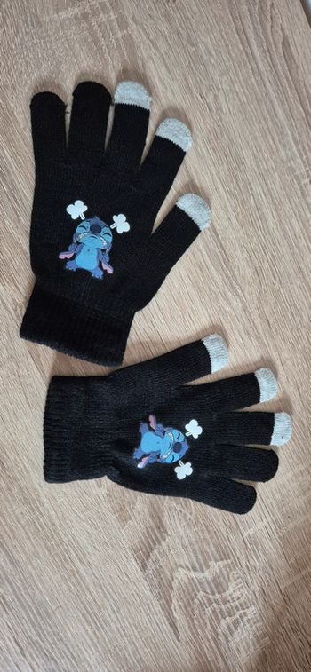 Gants tactiles fantaisie Stitch