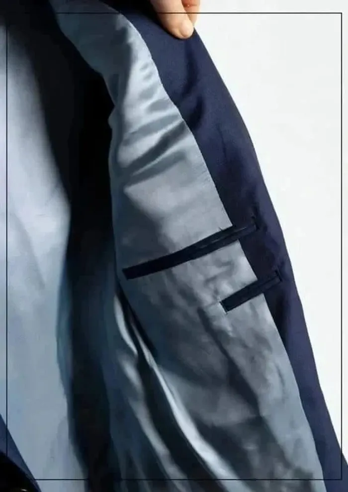 Veste blazer costume bleu marine • Blue navy suit blazer jacket The Kooples Taille 48 (M) - photo numéro 8