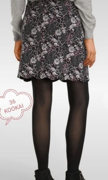 Jupe mi longue florale femme 36