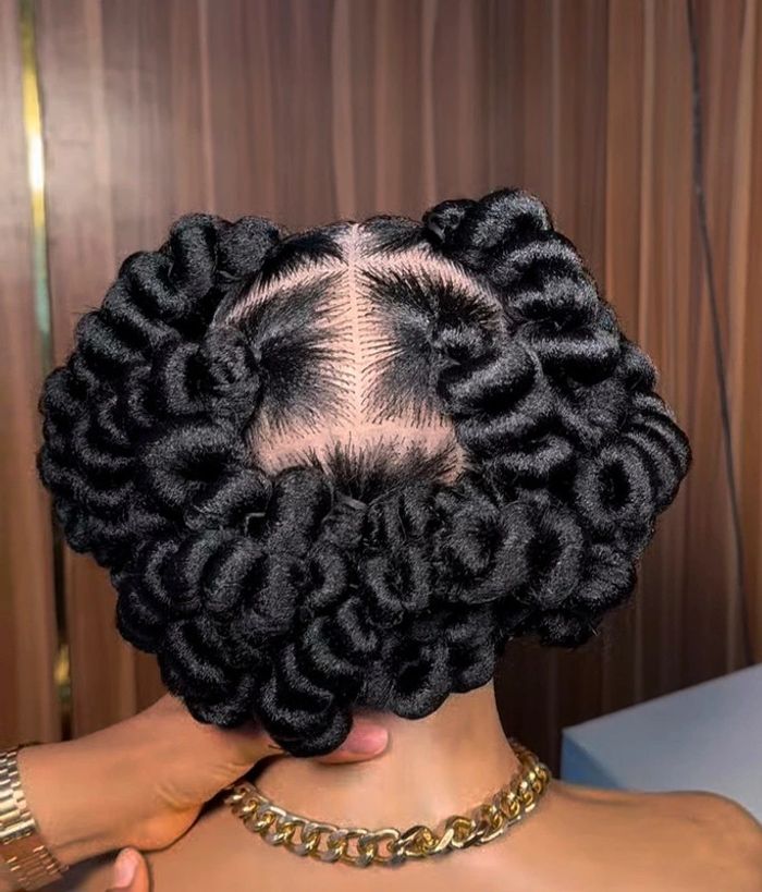 Perruque full lace wig tresses bantu knox fulani braids bohoo braids - photo numéro 4